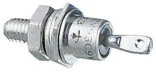 Produktfoto 1 von Vishay VS-12F Schraubanschlussklemme Diode Standard-Recovery-Diode Kathoden-Bolzen, 100 V / 12 A, 2-Pin DO-203AA