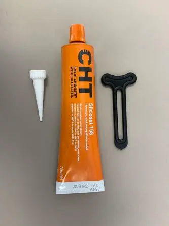 Produktfoto 1 von ACC Silcoset 158 Dichtmittel Schwarz Paste, Rohr 75 ml, 300 °C, -60 °C