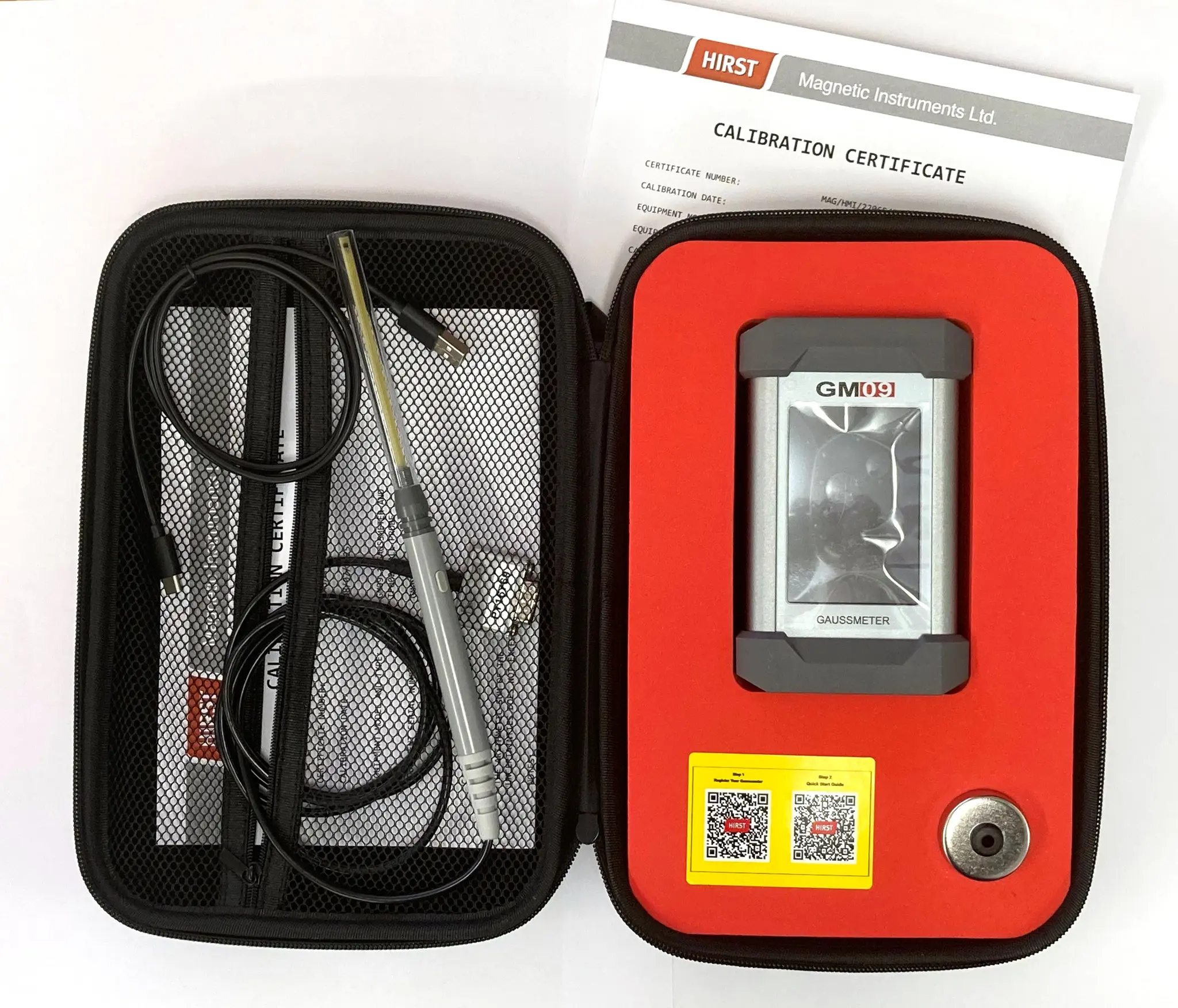 Hirst Magnetics Gaußmeter 1μT 10 Hz / 3t 6000 Hz ±1 % 2 μT