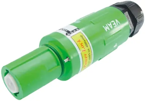 Produktfoto 1 von ITT Cannon Veam Powerlock Leistungssteckverbinder Grün, 1kV 1 / 400A, Kabel IP65, IP67