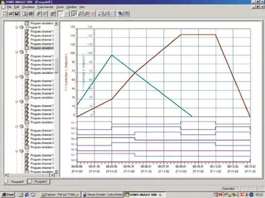 Produktfoto 1 von Jumo Temperatur-Steuersoftware Windows 95/98/NT4.0/2000/ME/XP/Vista