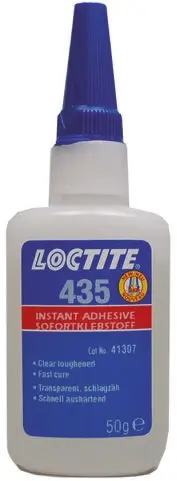 Produktfoto 1 von Loctite Loctite 435 Sekundenkleber Cyanacrylat Flüssig Klar, Flasche 50 g