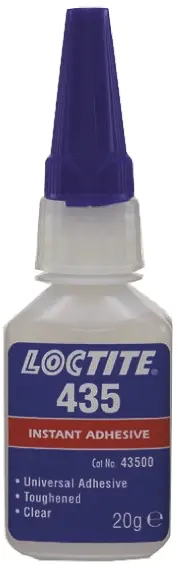 Produktfoto 1 von Loctite Loctite 435 Sekundenkleber Cyanacrylat Flüssig Klar, Flasche 20 g
