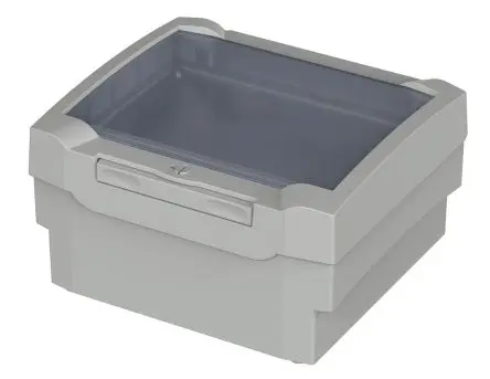 Produktfoto 1 von Bopla Bocard (Set) ABS Wandanschlusskasten Hellgrau IP65 Transparente Tür, HxBxT 179 mm, 199 mm x 106.5 mm