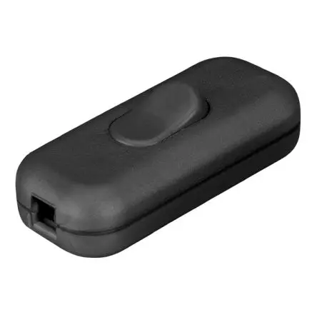 Produktfoto 1 von Bailey Electric & Electronics bv BAI Cord Switch Beleuchtungsdimmer Lichtschalter, 1-polig Schwarz 2A, Kunststoff
