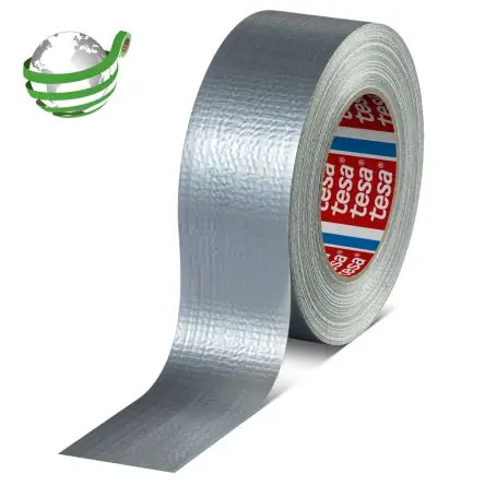 Produktfoto 1 von Tesa Tesa 60462 60462 Panzerband, Acrylbeschichtetes Tuch Silber, 0.215 mm x 100mm x 50 m Gummi