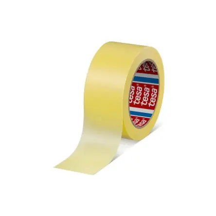 Produktfoto 1 von Tesa 04334-00047-00 Tesa 4334 Papier Abdeckband Gelb, Stärke 90 μm Acryl-Kleber 100mm x 50 m