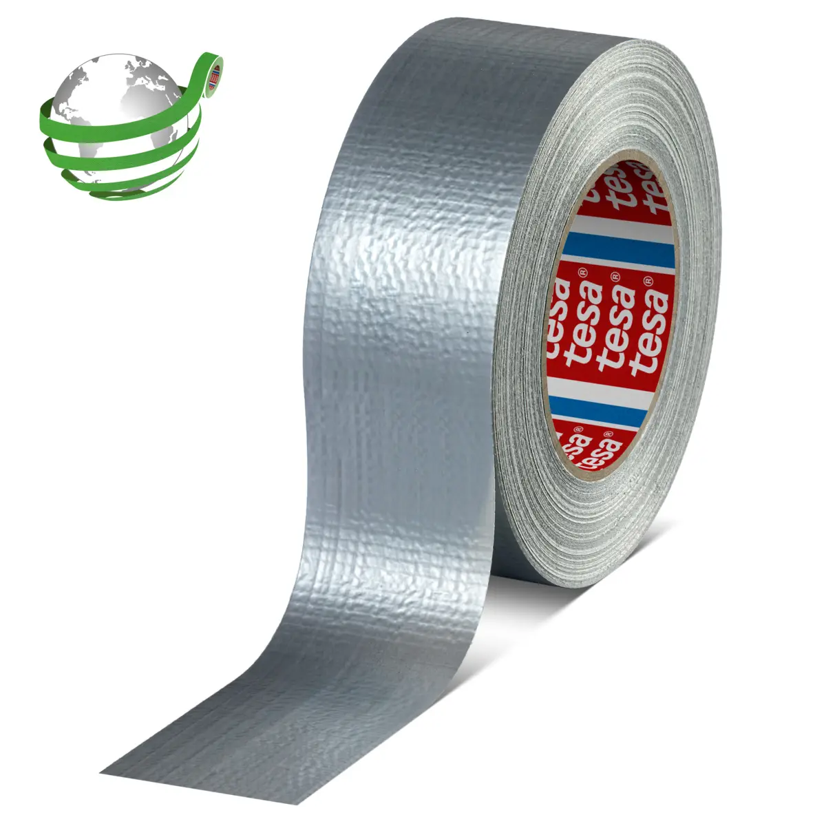 Produktfoto 1 von Tesa Tesa 60462 60462 Panzerband, Acrylbeschichtetes Tuch Silber, 0.215 mm x 50 mm x 50 m Gummi