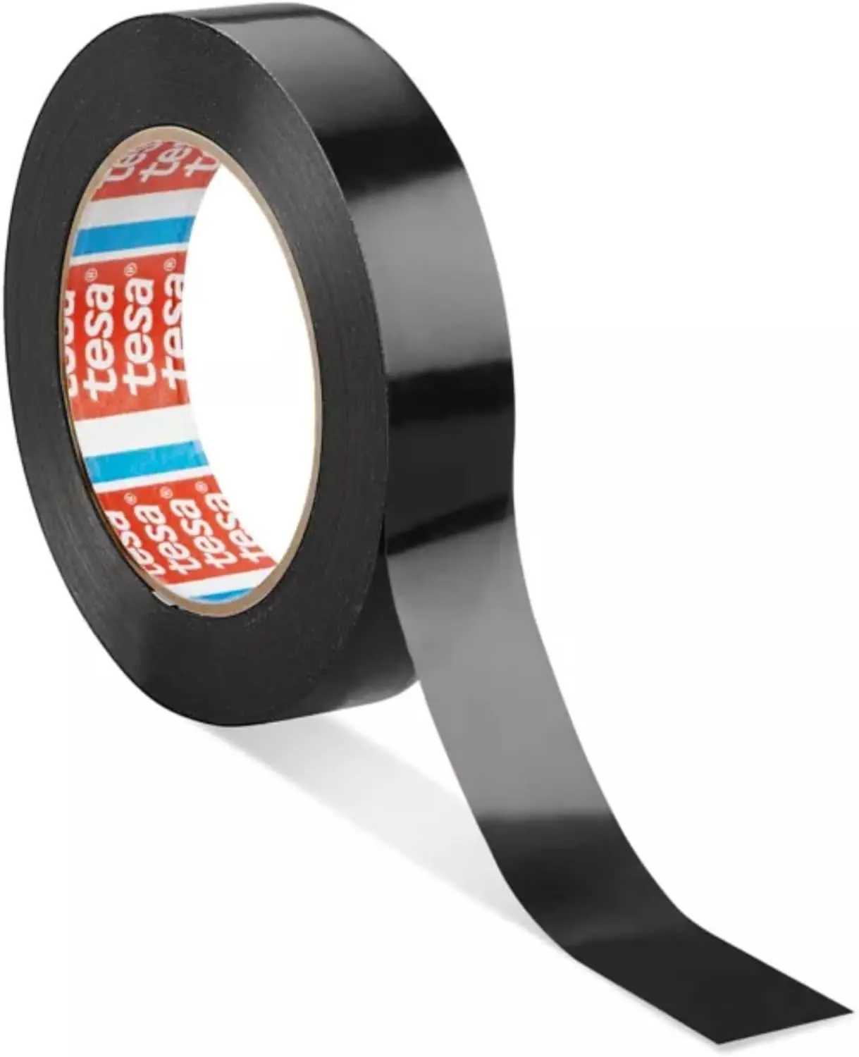 Produktfoto 1 von Tesa 60404 Packband, Polyvinylchloridfolie, Rot, Stärke 0.067 mm, 25 mm x 66 m