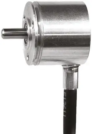 Produktfoto 1 von Baumer BTIV Inkrementalgeber Optisch 1024 Impulse/Umdrehung/U, 30V, 1200 U/min, Push-Pull, HTL Fest mit Ø 4 mm Schaft