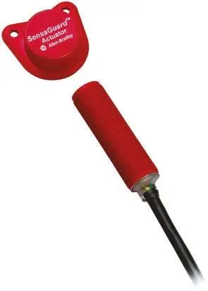 Produktfoto 1 von Guardmaster 440N RFID Kabel Berührungsloser Sicherheitsschalter 24V dc aus Kunststoff, 3 PNP / 1, Kodierschalter