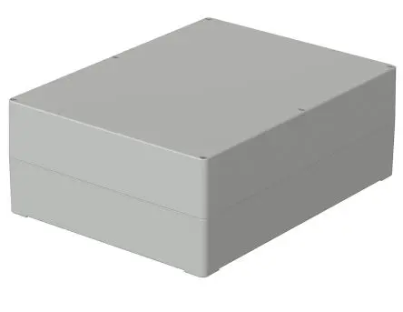 Produktfoto 1 von Bopla Euromas; Gehäuse; Polycarbonat; Hellgrau; IK07 IP65 Breite 230 mm Höhe 110 mm Länge 300 mm