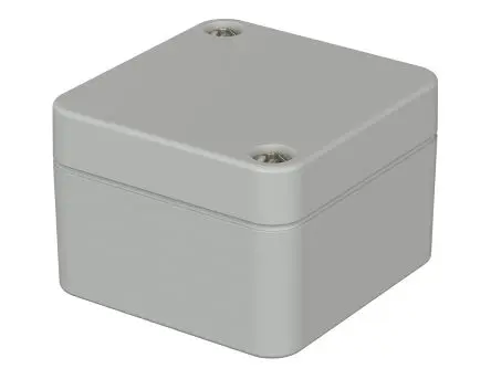 Produktfoto 1 von Bopla Euromas; Gehäuse; Polycarbonat; Hellgrau; IK07 IP66 Breite 50 mm Höhe 35 mm Länge 52 mm