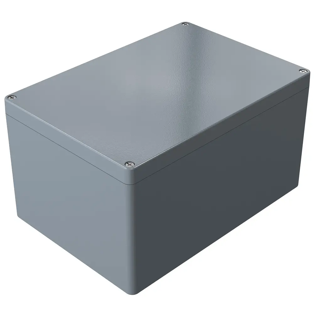 Produktfoto 1 von Rose Aluminium Standard; Gehäuse; Aluminiumdruckguss; Grau; IK09 IP66 Breite 230 mm Höhe 330 mm Länge 330 mm