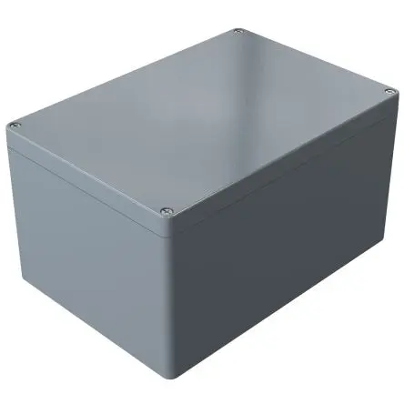 Produktfoto 1 von Rose Aluminium Standard; Gehäuse; Aluminiumdruckguss; Grau; IK09 IP66 Breite 230 mm Höhe 330 mm Länge 330 mm