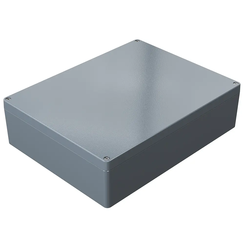 Produktfoto 1 von Rose Aluminium Standard; Gehäuse; Aluminiumdruckguss; Grau; IK09 IP66 Breite 310 mm Höhe 110 mm Länge 400 mm