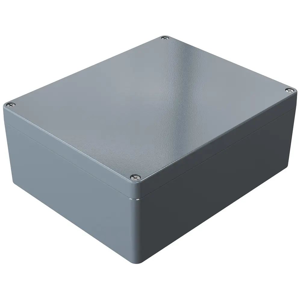 Produktfoto 1 von Rose Aluminium Standard; Gehäuse; Aluminiumdruckguss; Grau; IK09 IP66 Breite 230 mm Höhe 280 mm Länge 280 mm