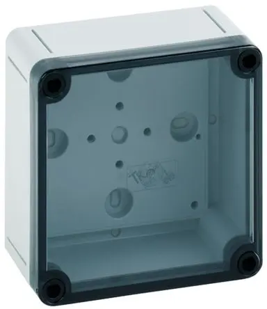 Produktfoto 1 von Spelsberg TK PS; Gehäuse; Polystyrol; Grau; IK07 IP66 Breite 110 mm Höhe 66 mm Länge 110 mm