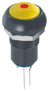 Produktfoto 1 von APEM IP Druckschalter Rot Beleuchtet Rastend Panel Ø 13.6 mm / 5A 50 V dc 48 V ac, IP67