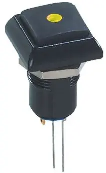 Produktfoto 1 von APEM IP Druckschalter Gelb Beleuchtet Rastend Panel Ø 13.6 mm / 5A 50 V dc 48 V ac, IP67