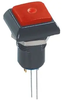 Produktfoto 1 von APEM IP Druckschalter Rot Beleuchtet Rastend Panel Ø 12.9 mm / 5A, IP67