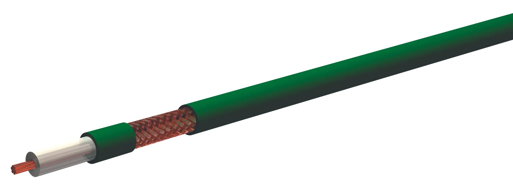 Produktfoto 1 von CAE Groupe KX 8 KX8 Koaxialkabel, Verlegekabel, 75 Ω, 100 m, Aussen ø 10.3 mm Außen-ø , Grün