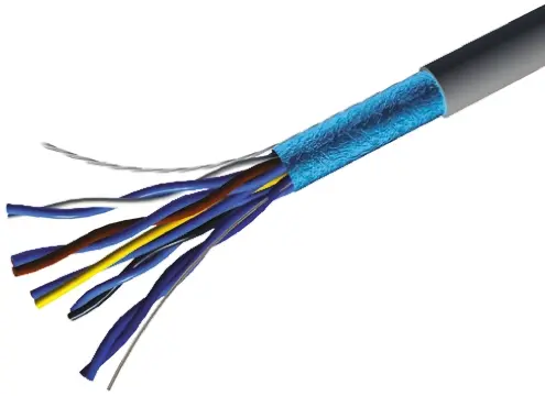 Produktfoto 1 von CAE Groupe Telefonkabel Flammhemmend 1 Beige, Grau 10-adrig 100 m Polyvinylchlorid, 0.51 mm