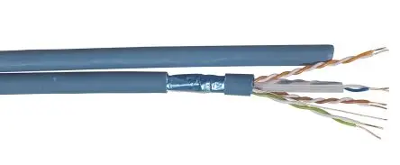 Produktfoto 1 von Multimedia Connect MMC Kat. 6 Ethernet-Kabel, 100 m, Blau Abgeschirmt Geschirmt, Aussen ø 6.5 mm Außen-ø , Raucharm