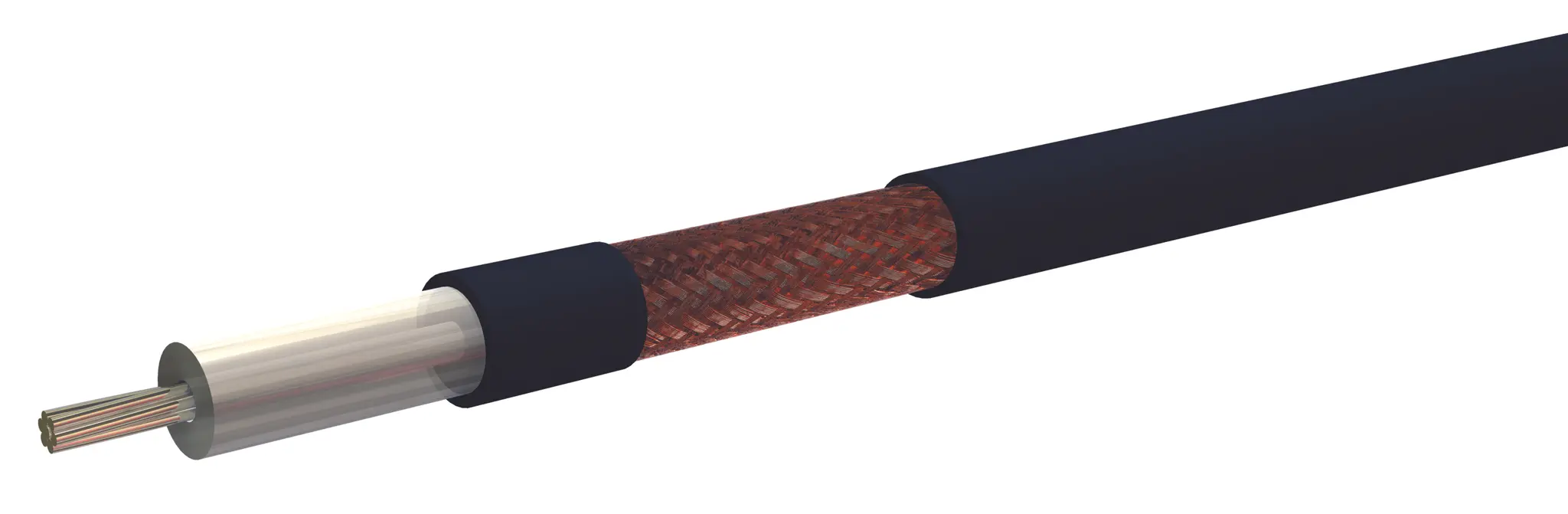 Produktfoto 1 von CAE Groupe RG11 A/U RG11A/U Koaxialkabel, Verlegekabel, 75 Ω, 100 m, Aussen ø 10.3 mm Außen-ø , Schwarz