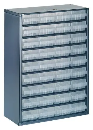 Produktfoto 1 von Raaco 36 Stahl Schubladenmagazin Blau, 417 mm x 306mm x 150 mm