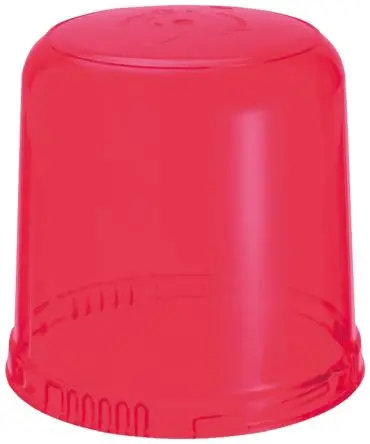 Produktfoto 1 von RS PRO Linse Rot, für Glühlampen-Signalleuchten