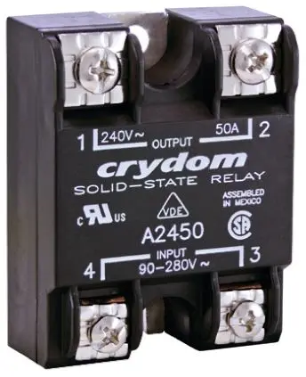 Produktfoto 1 von Sensata Crydom SMD Halbleiterrelais mit Nulldurchgang 280 Vrms / 125 A Effektivwert