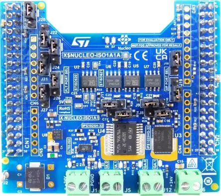 Produktfoto 1 von STMicroelectronics X-NUCLEO-ISO1A1 Erweiterungs-Leiterplatte, Erweiterungs-Leiterplatte Entwicklungstool Microcontroller
