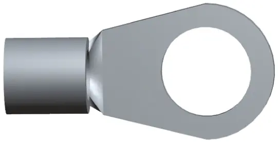 Produktfoto 1 von TE Connectivity Solistrand Ringkabelschuh, Unisoliert 2/0 AWG, 2/0 AWG max.AWG, aussen ø 32.25 mm, innen ø 19.84 mm, M18