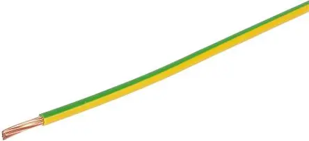 Produktfoto 1 von Prysmian H07V-R Schaltdraht 50 m Gelb, Grün Ø 6.1 mm 7 Litzen Polyvinylchlorid