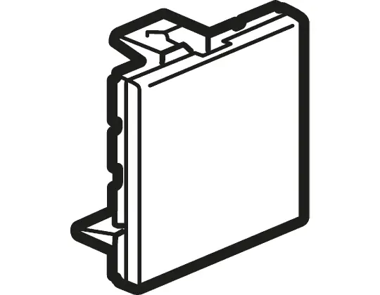 Produktfoto 1 von Legrand MOSAIC Kabelkanalzubehör, ABS 24.5 mm 45 mm