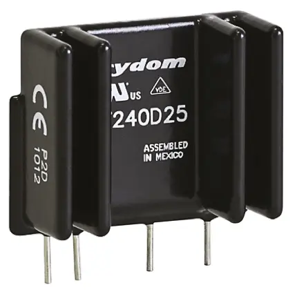 Produktfoto 1 von Sensata Crydom THT Halbleiterrelais mit Nulldurchgang 530 V AC / 25 A eff
