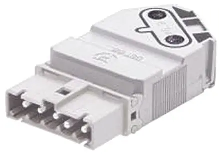 Produktfoto 1 von Wieland GESIS Beleuchtungssteckverbinder, Kabel Stecker, Leistung, Schraubbefestigung 16A, Kontakte: 5 IP20