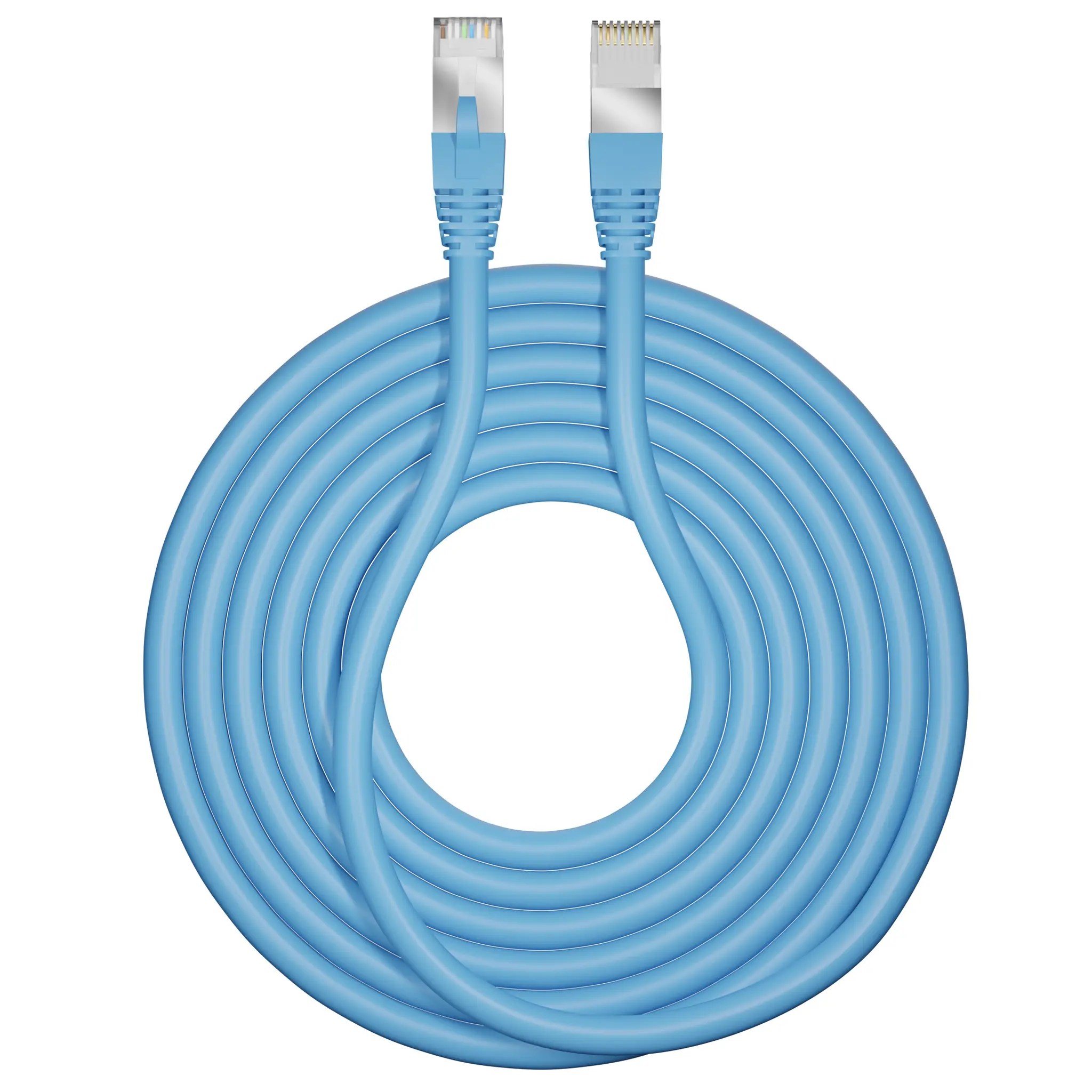 Produktfoto 1 von CAE Groupe RJ45 Ethernet-Kabel, 5 m, Blau, Raucharm halogenfrei