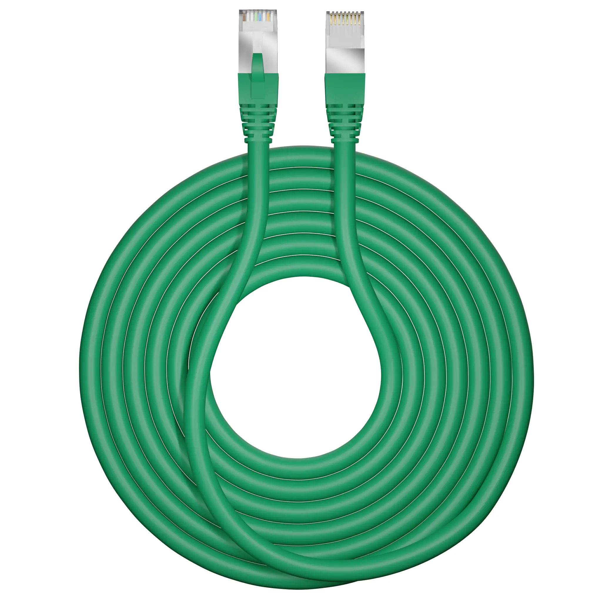 Produktfoto 1 von CAE Groupe RJ45 Ethernet-Kabel, 5 m, Grün, Raucharm halogenfrei