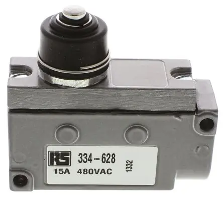 Produktfoto 1 von Honeywell BZE7 Endschalter, Stiftstößel 1-poliger Umschalter, IP50, IP65, Elektrostatisch epoxidbeschichtetes Aluminium