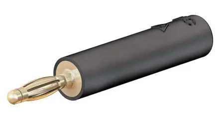 Produktfoto 1 von Staubli Prüfsteckverbinder-Adapter Schwarz Messing Gold 30 V ac, 60V dc
