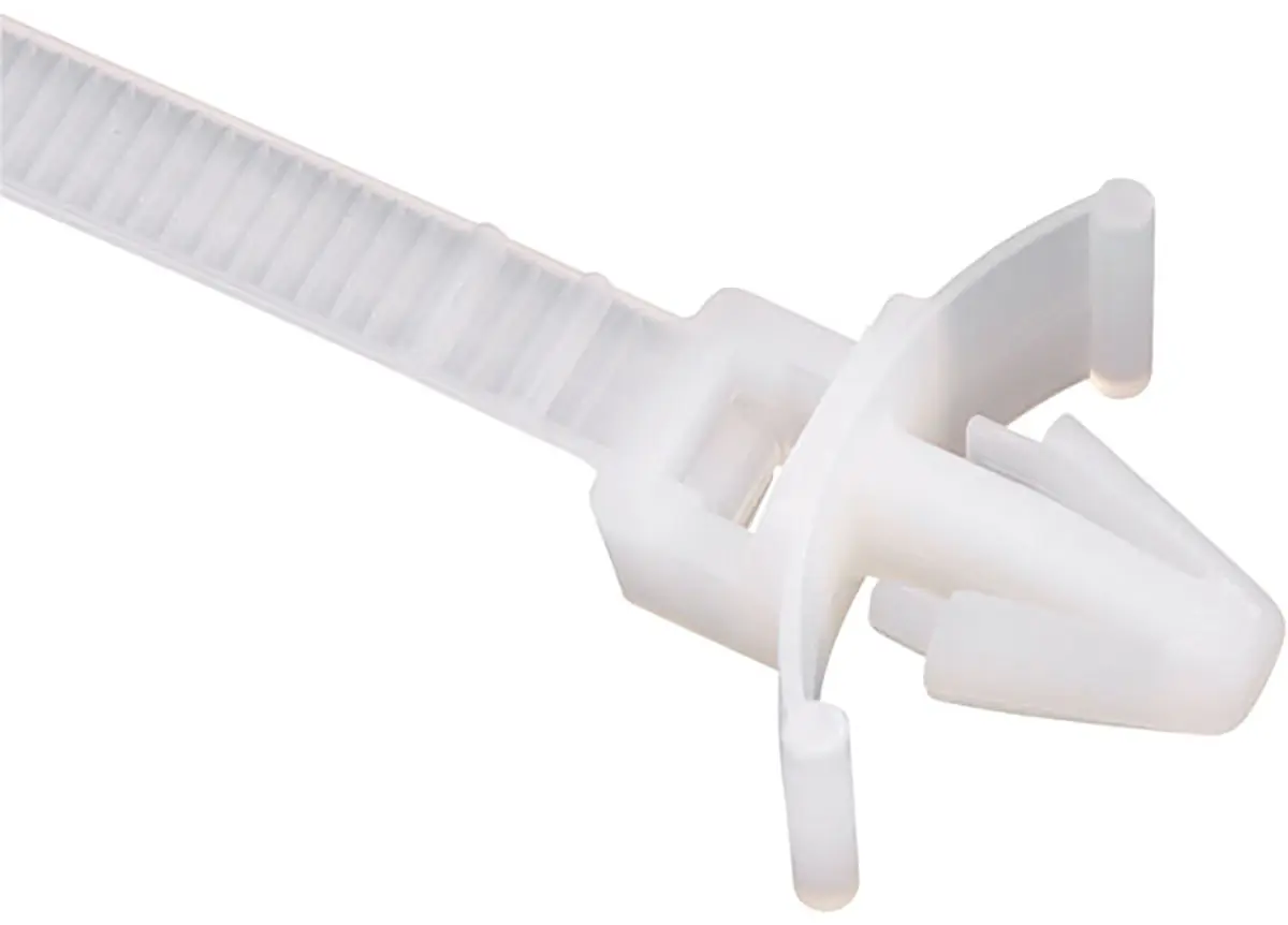 Produktfoto 1 von HellermannTyton T50RSFM Nylon 6.6 Kabelbinder Nicht lösbar Natur 4.7 mm x 200 mm