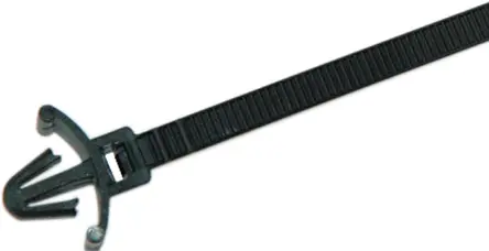 Produktfoto 1 von HellermannTyton T50SL6 Nylon 6.6 Kabelbinder Nicht lösbar Schwarz 4.6 mm x 165 mm