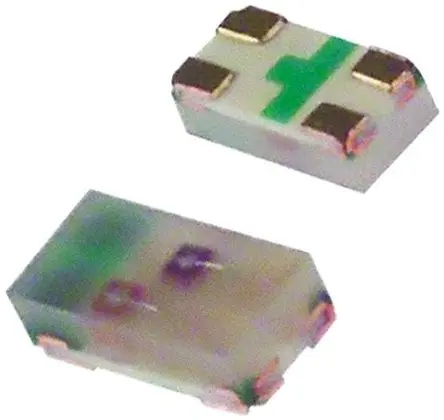 Produktfoto 1 von Broadcom HSMF-C16x Oberfläche LED Grün, Rot 1.85 V, Cluster 2-LEDs, 120 °, 4-Pin 0603