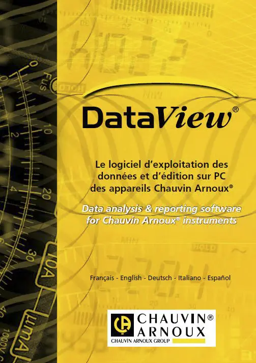 Produktfoto 1 von Metrix DataView-Software Dataview-Software für CA8334B.