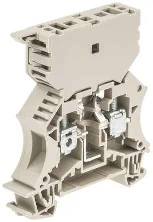 Produktfoto 1 von Weidmüller WSI Reihenklemme mit Sicherungshalter 1 Braun, 500V Schraubbefestigung Abgesichert