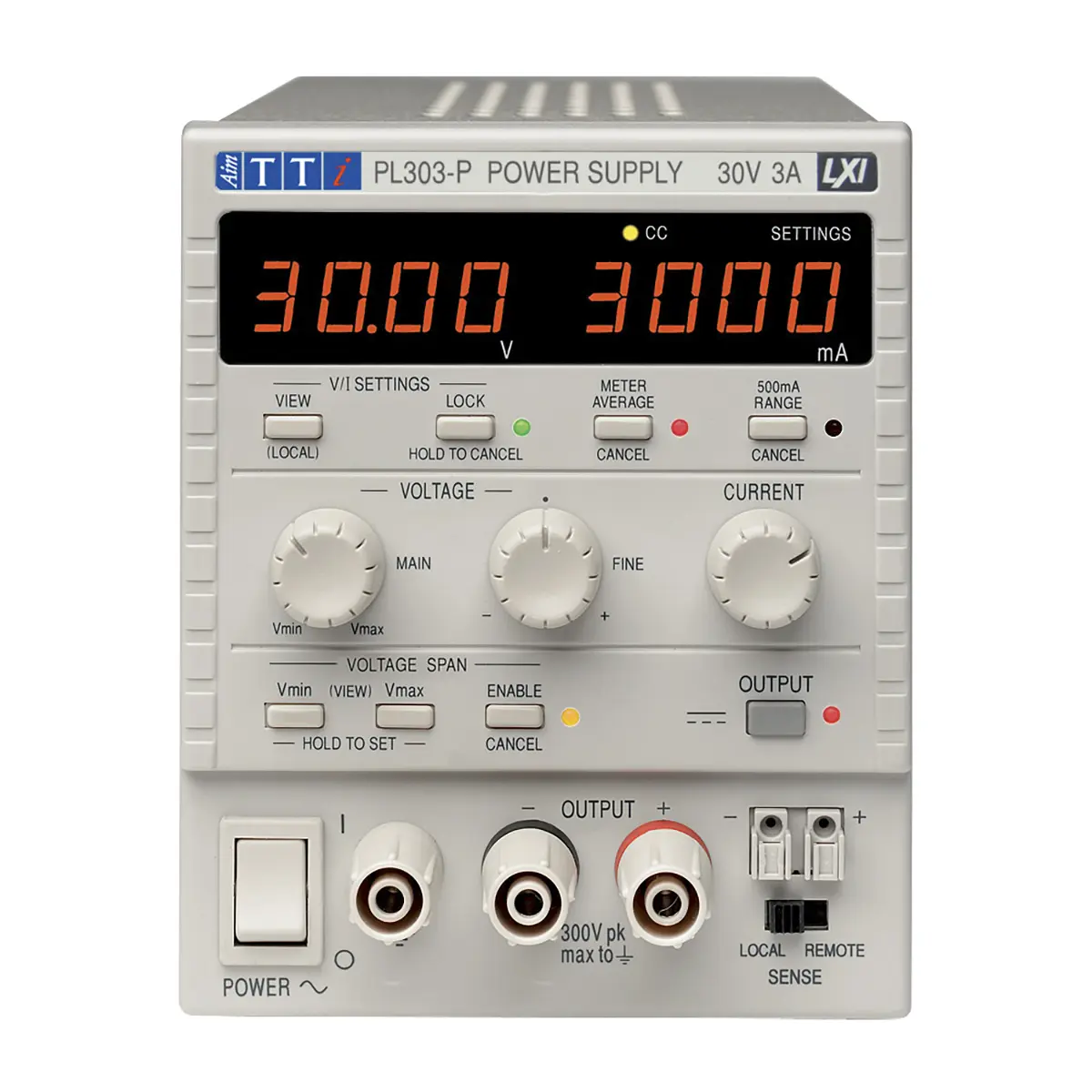 Produktfoto 1 von Aim-TTi PL303-P Linear Labornetzgerät 90W, 0 → 30V / 0 → 3A