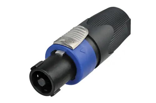 Produktfoto 1 von Neutrik 4-polig Gerade Lautsprecherstecker, Kabel Stecker 40A Dunkelgrau Schraubbefestigung
