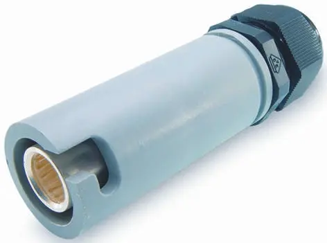 Produktfoto 1 von ITT Cannon Veam Snaplock Netzsteckverbinder Grau, 1kV / 250A, Kabel IP65